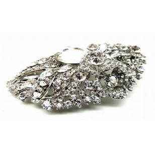 Broche bezet met Swarovski kristallen  #3