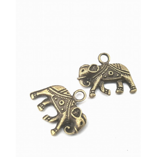 Bronzen Bedel  Olifant  