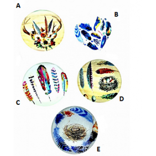 Plaksteen Glas 25mm-#02