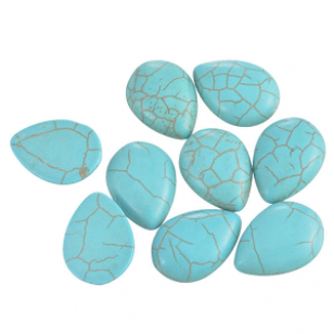 Plaksteen  Druppel 25x18mm