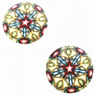 Glas Cabochon 25mm rond #6