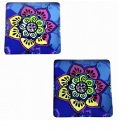 Glas Cabochon 25mm #05