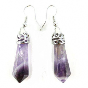 Oorbellen-Edelsteen-Amethyst