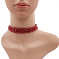 Choker-Bling-Rood
