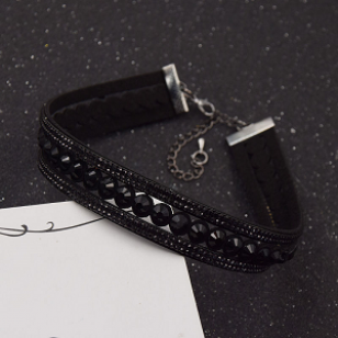 Choker-Bling-Zwart-#2