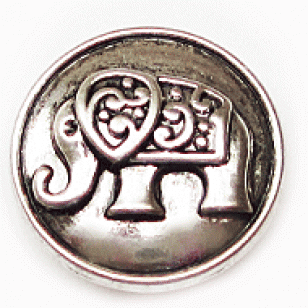 Chunk Metaal Olifant 18mm