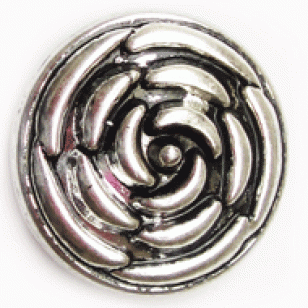 Chunk Metaal Roos 18mm