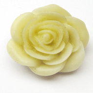 Druk Knoop Roos Geel 18mm