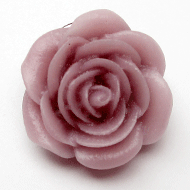 Druk Knoop Roos Lila 18mm