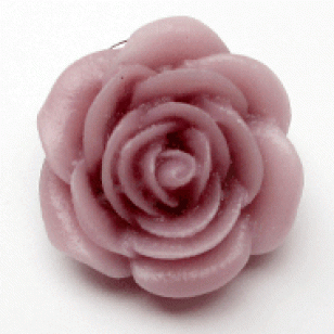 Druk Knoop Roos Lila 18mm
