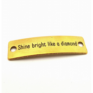 Tussenstuk Shine bright Diamond Goud
