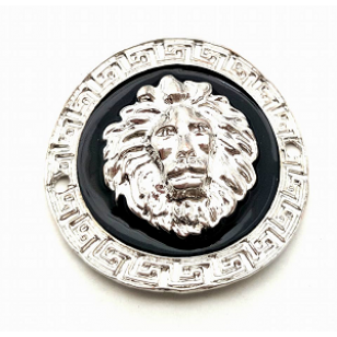 Tussenstuk Leeuw 40mm Zilver