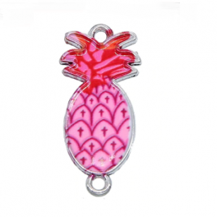 Tussenstuk Ananas Roze Zilver