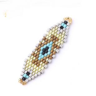 Tussenstuk Miyuki Zilver