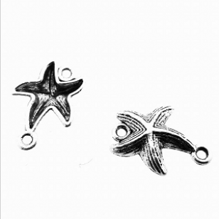 Tussenstuk - Zeester 23x17.5mm