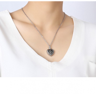Ketting met Hanger Urn Vader RVS