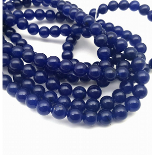 Edelsteen kralen - 8mm - Blauw Agate