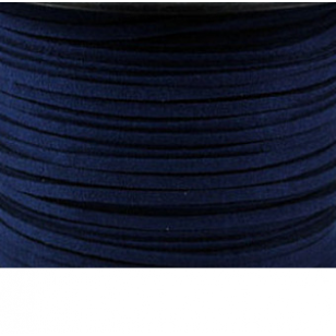 Suede Imitatie 3mm Dblauw