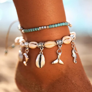 Enkelbandjes 2 stuks Ocean 