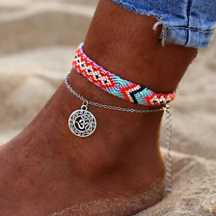 Enkelbandjes set Handgemaakt Ohm