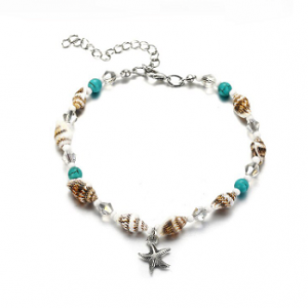 Enkelbandje Schelpen Zeester 