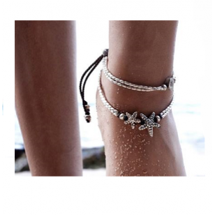 Enkelbandje-Zeester-zilver