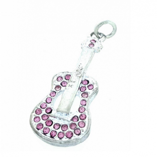 Hanger-Gitaar-roze-strass