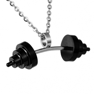 Ketting Dumbbell RVS