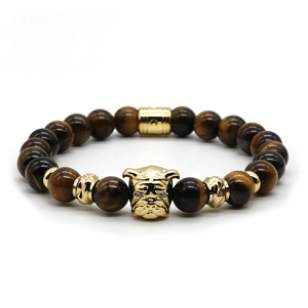 Armband-Edelsteen-Bulldog-Zirkonia