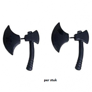 Oorbel-Bijl-Axe-zwart