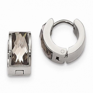 Oorbellen-Huggie-Steel