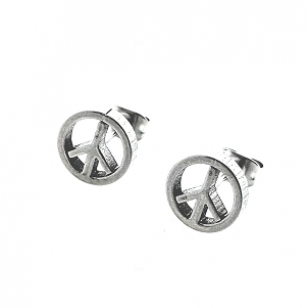 Oorbellen-Peace-Rvs