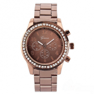 Horloge - Lady watch - chocolade