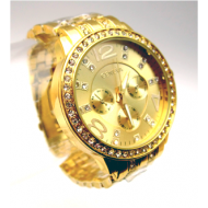 Horloge - Celebrity style - Lady watch - goudkleurig