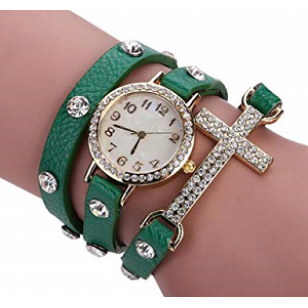 Horloge Wikkel Kruis Groen