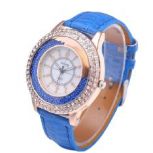 Horloge-Crystal-Bling-Blauw