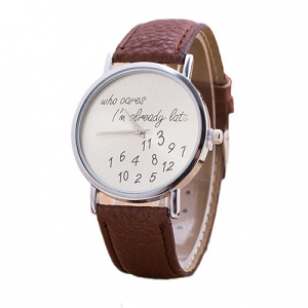 Horloge-Who-Cares-Bruin