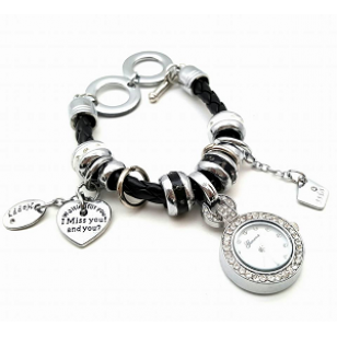 Horloge Armband Geneva Zwart