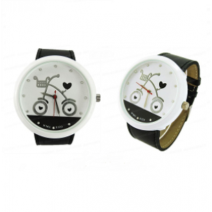 Zwart Fiets Horloge