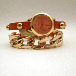 Horloge schakel oranje