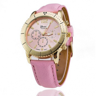 Horloge Luxe Geneva Pink