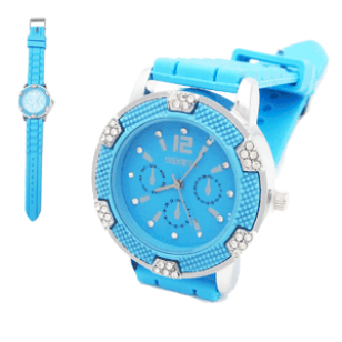 Horloge Geneva Turquoise