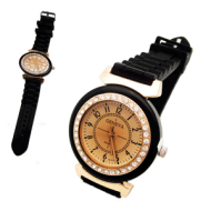 Horloge Luxe Geneva Zwart