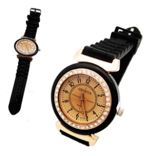 Horloge Luxe Geneva Zwart