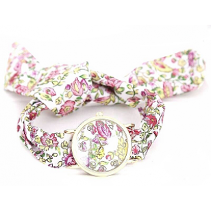 Horloge Wikkel Stof Bloem