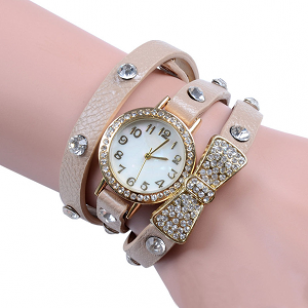 Horloge WIkkel Strik Roze