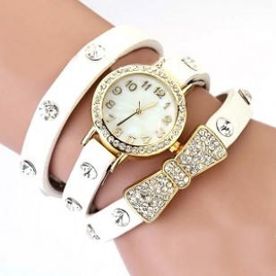 Horloge Wikkel Strik Wit