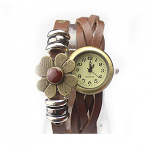 Horloge  Brons Bruin/Zwart