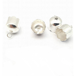 Verzilverde Kap aluminium 12mm