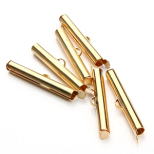 Eind-kap-schuif-klem-26mm-goud